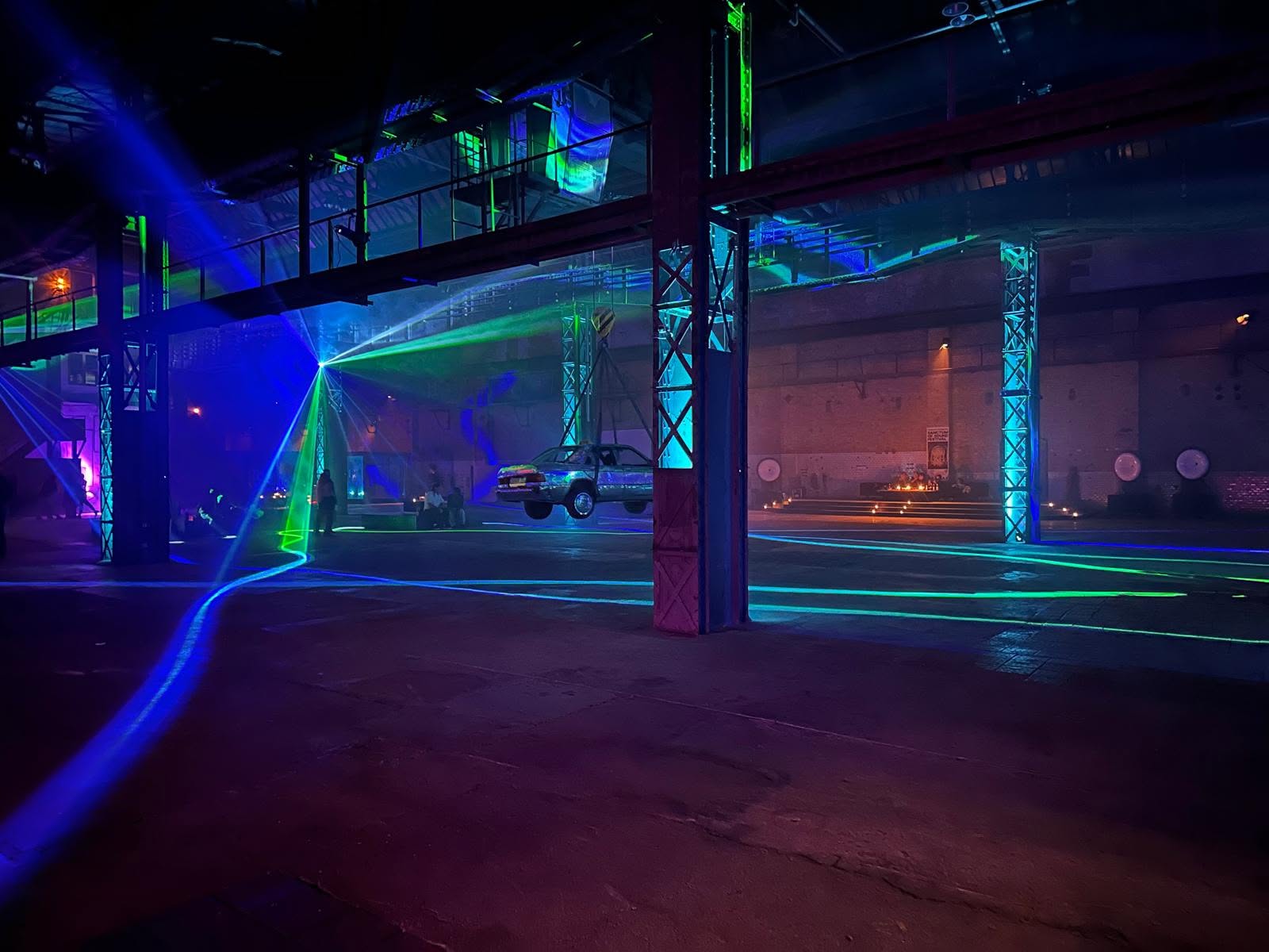 Scenic lighting at MaHalla in Berlin